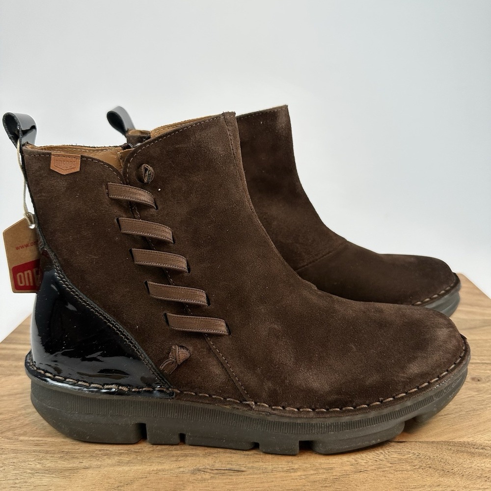 New $160‎ Womens Onfoot Spain Botin Boots Waterproof Leather Boots Size EU 40